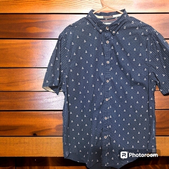 Denim&Flower by Ricky Singh Nautical Theme Button Down Shirt - Picture 3 of 6